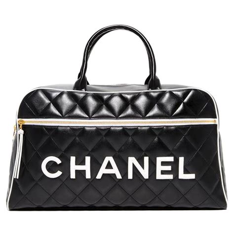 vintage black and white chanel bag|Chanel vintage bag price.